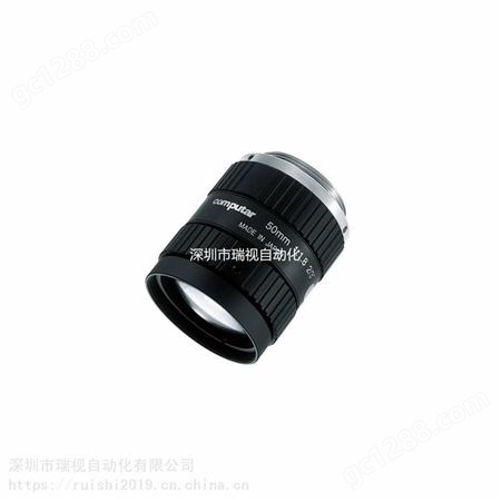 Computr镜头 M5018-MP2 百万像素镜头, 焦距50 mm, F值1.8,C接口