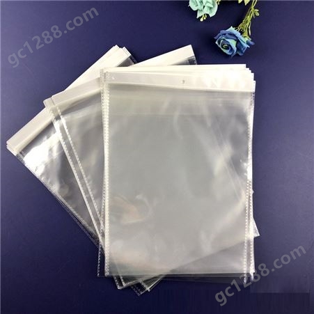 威海opp袋生产定制厂家 opp透明卡头袋印刷 卡通玩具包装自封袋