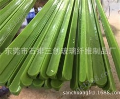 东莞厂家专业生产供应浅绿色三角纤维棒 环保绝缘玻璃纤维异型棒