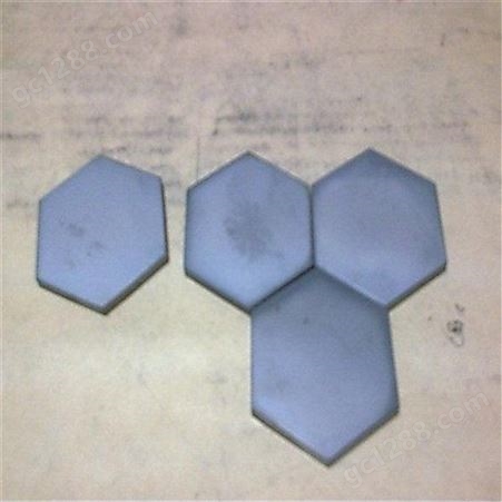 六边形碳化硼片 常压烧结碳化硼板  规格30x30