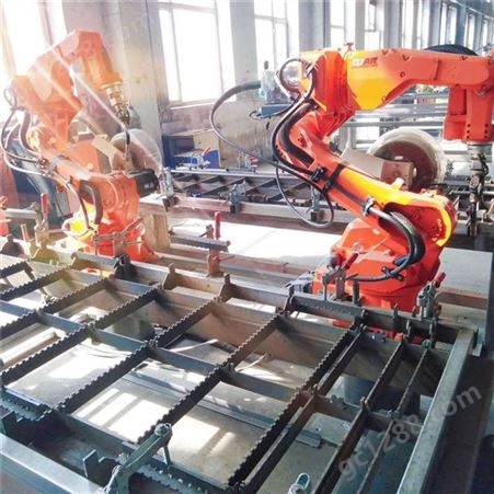 来电定制切割机器人 双机协同焊接 双机协作框架焊接 搬运机器人流水线