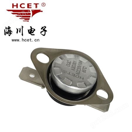 海川HCET  KSD301温控器 加热设备温度开关 70度突跳式温度开关