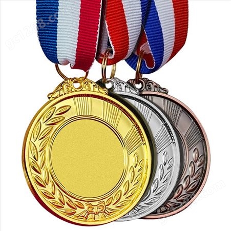 定制金属纪念奖牌马拉松运动会奖牌幼儿园金银铜挂牌 制作