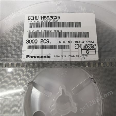ECHU1H562GB5 21+ 松下 CBB 涤纶 高精密薄膜电容 1206  5600pF  50VDC  5%