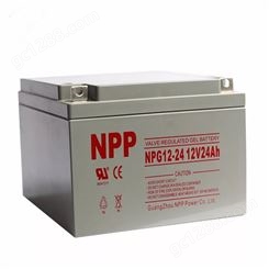 NPP电池太阳能电池直流屏电池NPG12-24 12V24AH机房UPS电池