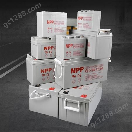 NPP 耐普蓄电池 NP12-24 12V24AH太阳能免维护蓄电池 UPS电源蓄电池