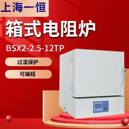 上海一恒BSX2-2.5-12TP实验室可程式箱式电阻炉