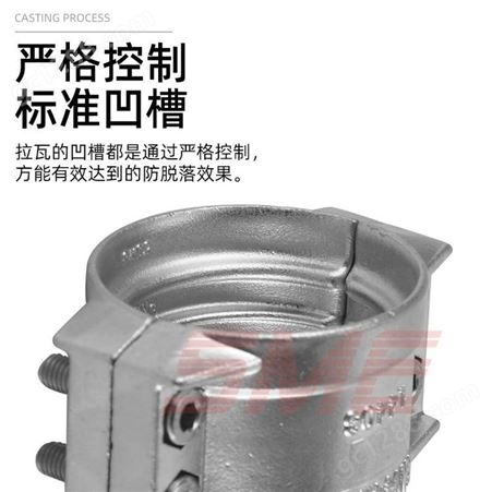 SME两片式管夹软管管卡-拉瓦安全夹抱箍卡箍槽罐车管夹