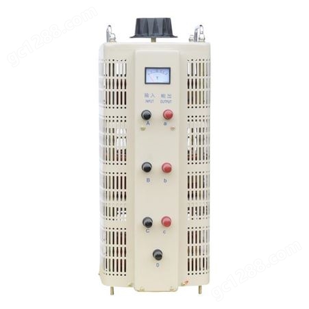 百姓TSGC2-6KVA三相交流接触式电动调压器 自偶可调变压器0-430V 6KW