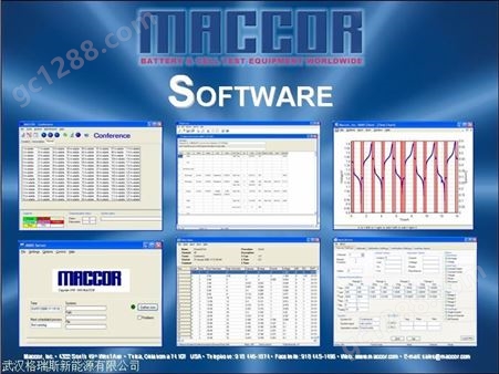 MACCOR设备 MACCOR MC8 灵活的测试软件、数据处理软件