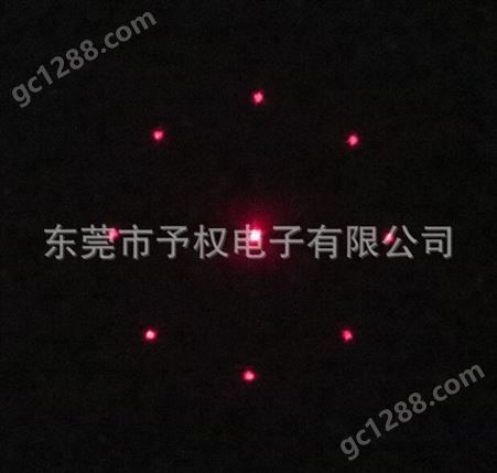 出口工业1mW9.0mm十字激光 可调焦距 激光头模组 激光笔 激光灯