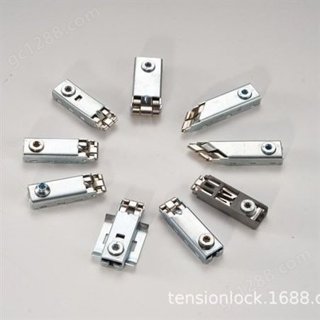 方柱扁铝三卡锁45度斜锁 10年产销经验 左右四十五度斜三卡锁厂家