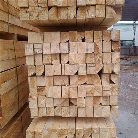 进口建筑木方 进口白松花旗辐射建筑木材 日照禄森木材生产厂家供应
