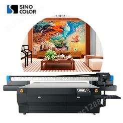 儒彩平板UV打印机薄膜面板亚克力雪弗板广告喷绘印刷设备