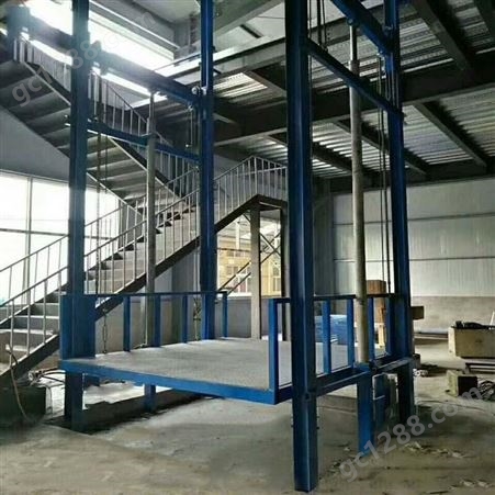 液压货梯工厂大型货梯电动小型货物提升机仓库升降机室外两层货梯恒升