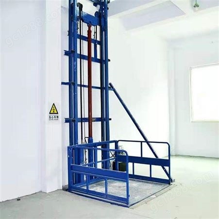 升降机升降平台 电动液压货梯 室外二层货梯 单轨升降机恒升定制
