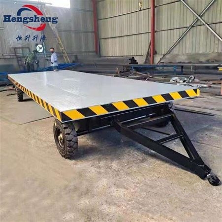 恒升平板拖车 牵引式平板拖车 全挂式平板拖车 大小吨位均可定制