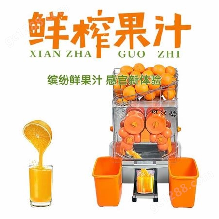 善友机械鲜橙榨汁机SY-2000E-2 全自动果汁机厂家