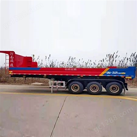 骏通牌锋运系列 DP04 30吨货物运输用低平板半挂车