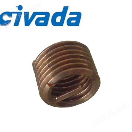 螺纹护套-304不锈钢钢丝牙套 M2M2.5螺纹护套钢丝螺套修补器螺套安装工具-CIVADA