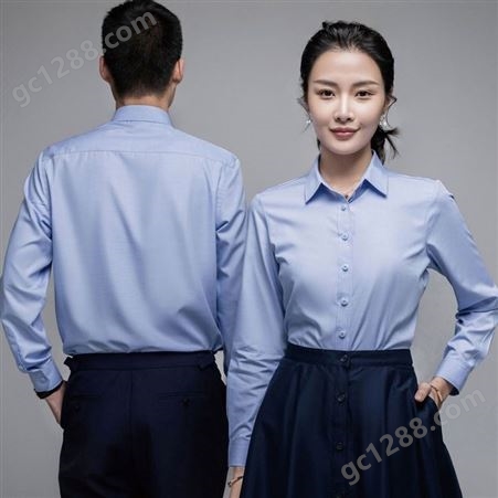 衬衫加工厂 生产定制衬衣 款式新面料全 男女同款长短袖服装定做