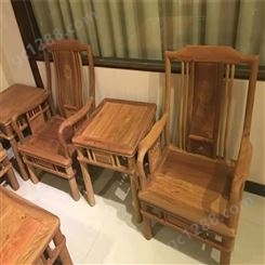 嘉宏阁 小叶紫檀皇宫椅 实木圈椅 红木休闲椅回收