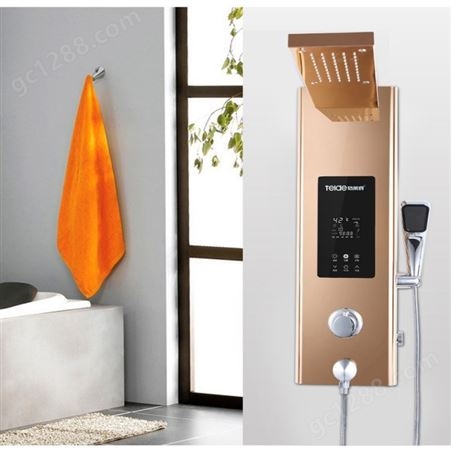 特莱得TLD-Q4-85集成淋浴花洒套装家用全铜淋雨屏增压喷头洗澡沐浴器生产厂家