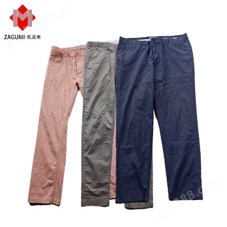 广州扎古米 中国二手旧服装外贸出口批发市场柬埔寨旧衣服二手男棉裤