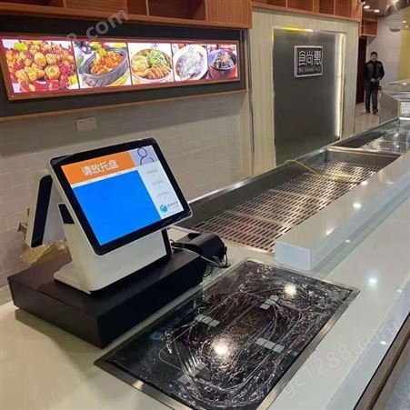 重庆智慧食堂用sinlan智慧餐台高性价比智能食堂售饭机