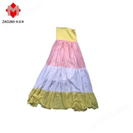广州扎古米 二手棉半身裙工厂批发出口旧女款裙 科摩罗 摩洛哥 外贸出口二手女款棉半身裙
