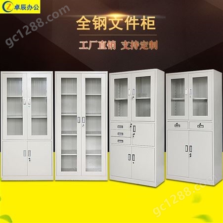 ZC-G010安徽合肥件柜铁皮柜档案柜资料柜钢制带锁文件柜可定制定做