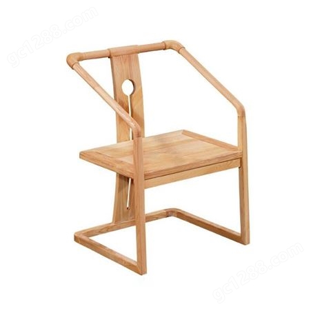酒店中式风格实木椅子-聚焦美厂家定制白腊木椅子