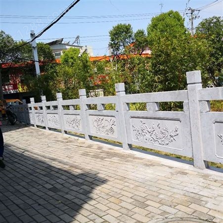 工程石栏杆 多种石栏杆河道石材护栏 石栏杆围栏