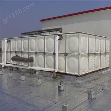 厂家定制 玻璃钢生活用水水箱 公共消防水箱 组合式玻璃钢蓄水池