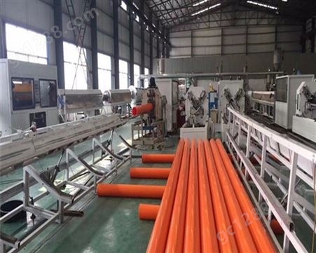 供应新型PVC排水管材生产线、U-PVC电工套管机器、C-PVC电缆保护管设备厂家