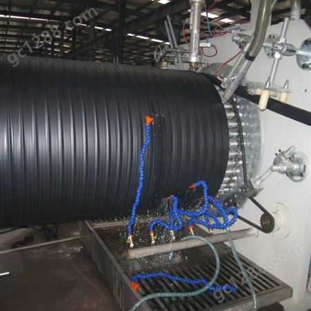 供应HDPE大口径中空壁缠绕管设备PE大口径中空壁缠绕管生产线厂家