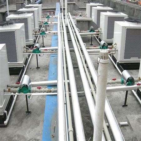 承接热水工程系统安装 商用大型学校公寓太阳能热泵系统 大型空气源热泵系统