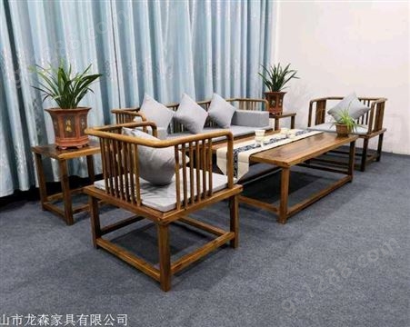 qh-001青海 新中式沙发家具 南美胡桃木板材报价价格 支持订做