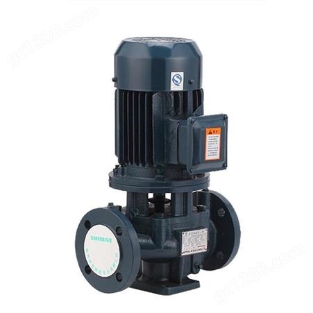 锅炉热水循环泵新界SGLR50-100A立式0.75kw供暖管道配套水泵