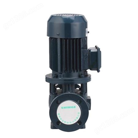 5.5kw立式管道泵新界SGLR40-250B单级单吸离心泵冷热水增压循环
