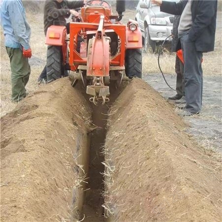 水泥沥青路面开槽机 自来水管道铺设开沟机 可定制圆盘挖沟机