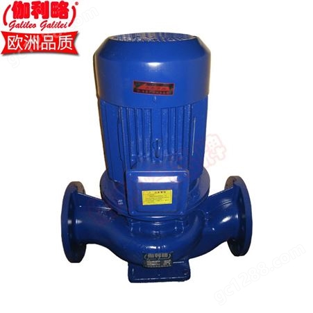 伽利略ISG上海工业液体清水增压单级单吸立式管道离心泵