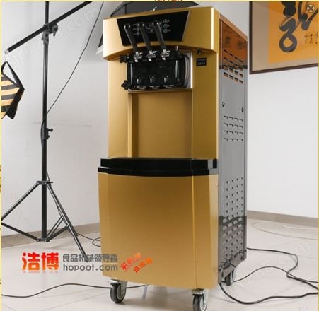 大连冰淇淋机批发 东贝冰淇淋机专卖  浩博台式小型全自动甜筒机