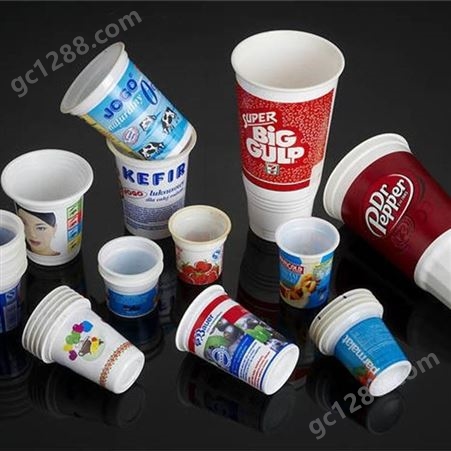 宏华机械定制CP770塑料杯印刷机 PP塑料杯印刷 全自动杯子曲面胶印机