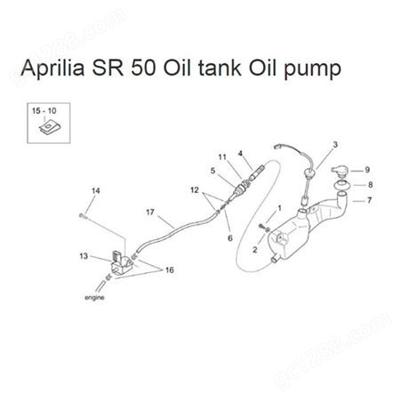 Aprilia电子机油泵 Aprilia喷嘴AP8222708