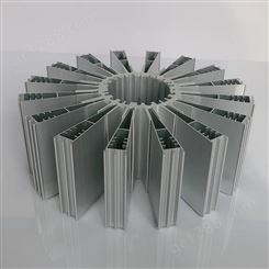 上海 感钊工业铝材厂家 铝型材散热器 电子散热器精密加工