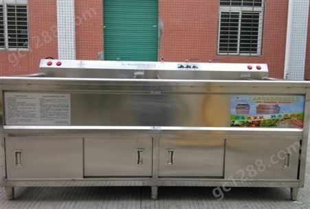 亿水洗菜机 QXS2020双缸洗菜机-设备性能稳定 广东洗菜机