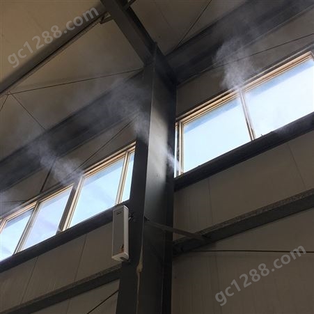 塑胶厂喷雾降温高压喷雾系统全自动智能化控制雾化效果好米孚科技