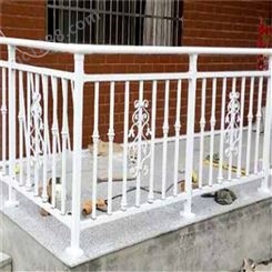 铝艺无框玻璃阳台护栏 别墅庭院露台阳台防护栏杆