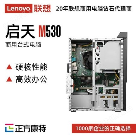 联想启天电脑代理 启天M530(双串)办公台式电脑(Ryzen 3 2200G)